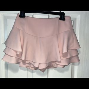 Zara Pink Layered Skort Size Small